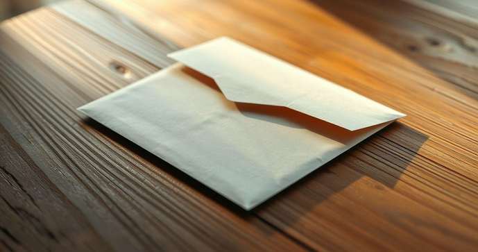 Envelope com lacre adesivo garante segurança e praticidade na correspondência