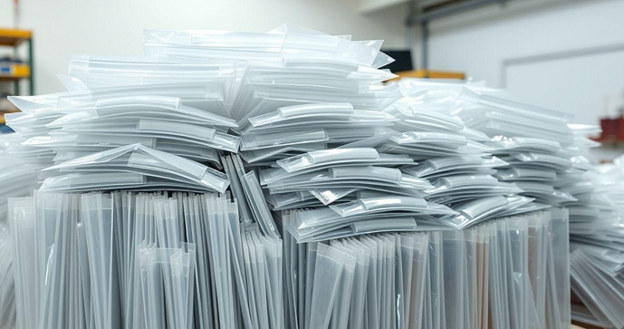 Saco plástico adesivado pacote 1000 peças é a solução ideal para suas necessidades de embalagem