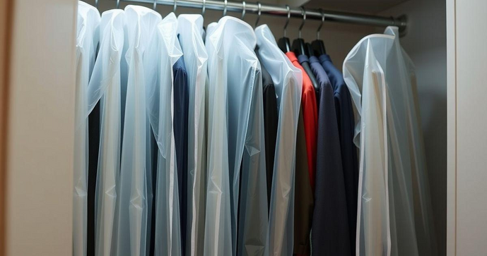 Saco plástico para roupas é a solução ideal para proteger e organizar suas peças