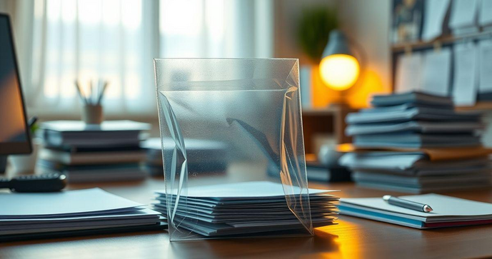 Envelope plástico adesivo como a solução ideal para segurança e organização