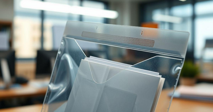 Envelope plástico com aba adesiva: a solução prática para armazenar e proteger documentos