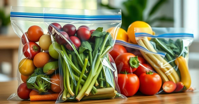Saco ziplock para alimentos é a solução prática e segura para conservar seus alimentos frescos