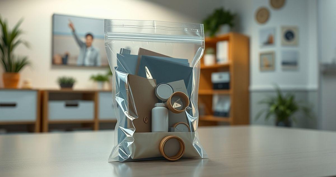 Saco com aba adesiva é a solução prática e eficiente para armazenamento e organização